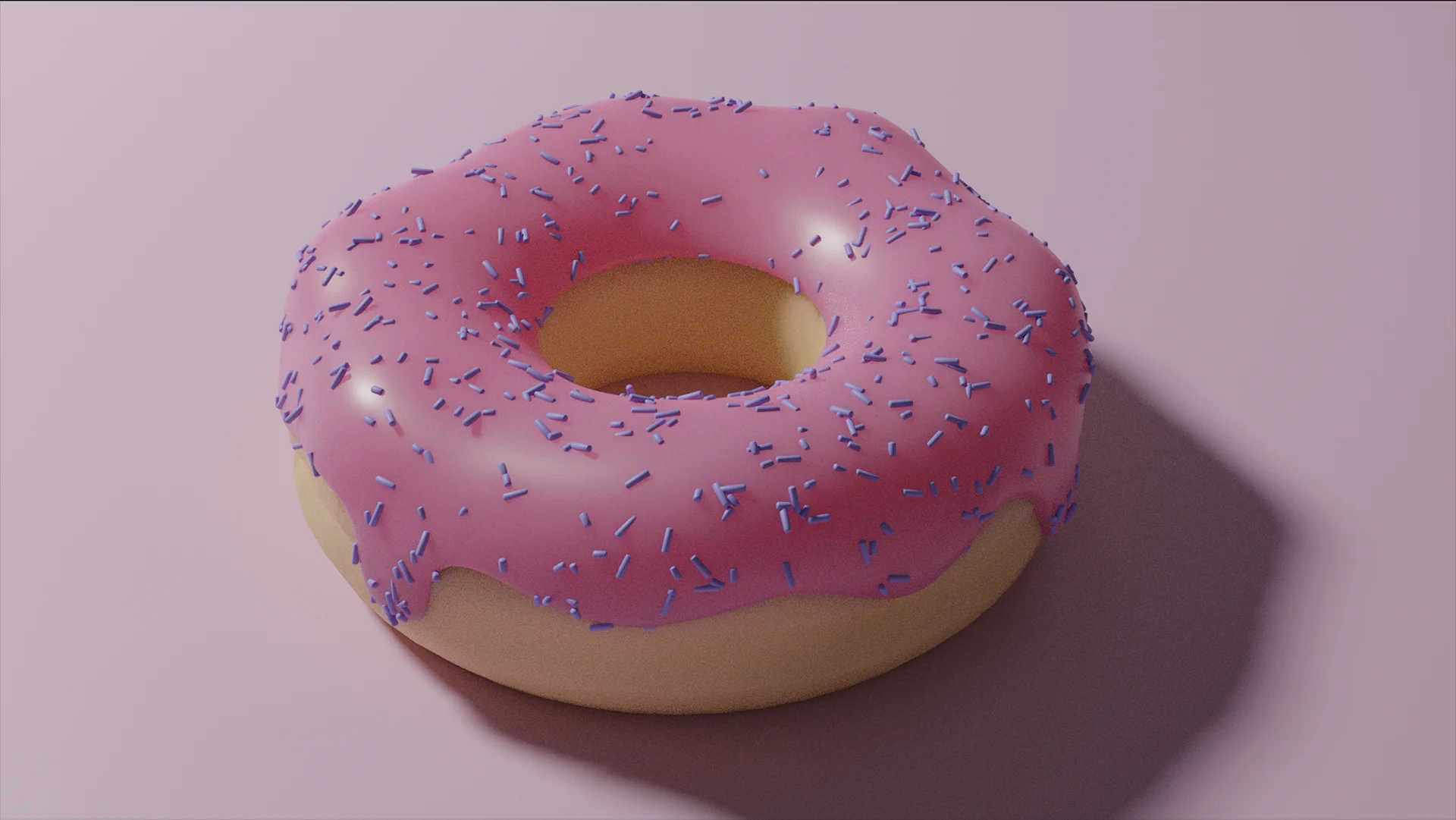 Second donut created with Blender